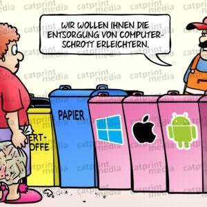 Computerschrott-FARBE