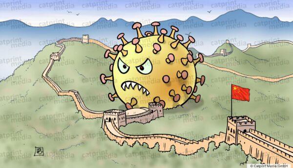 Coronavirus-Mauer-FARBE