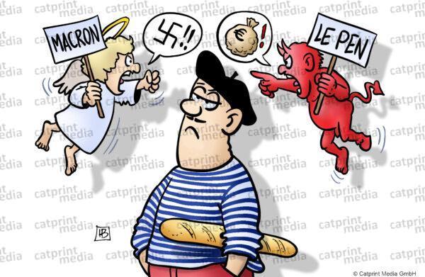 Frankreich-Wahl-FARBE