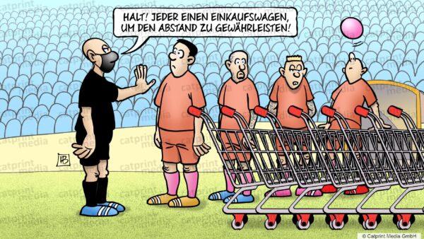 Fussball-Abstand-FARBE