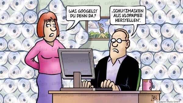Klopapier-Masken-FARBE