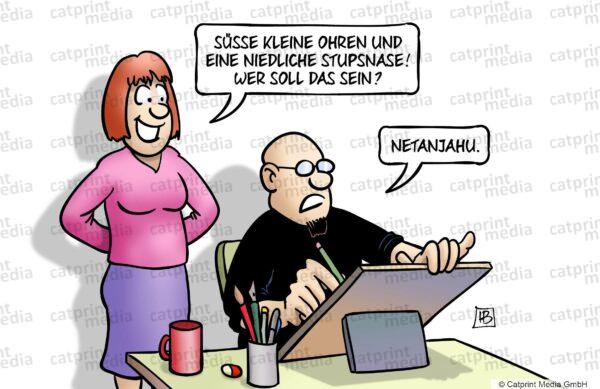 Netanjahu-Karikatur-FARBE