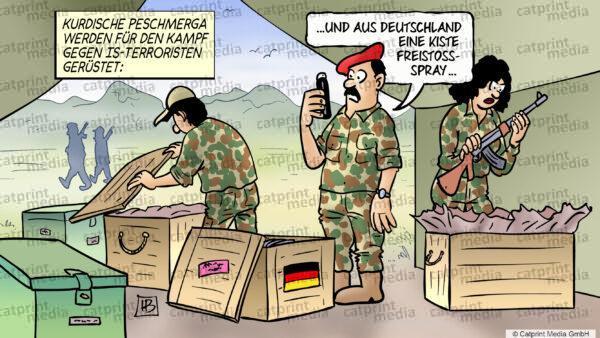 Peschmerga-Waffen-FARBE