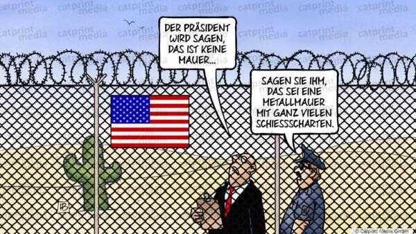 Trump-Zaun-FARBE