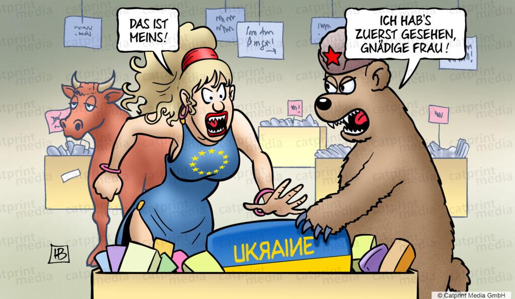 Ukraine Eu Russland Farbe Catprint Media Gmbh