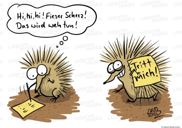 Aprilscherz-Igel