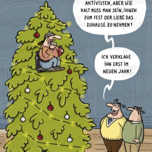 Baumaktivist-Weihnachten