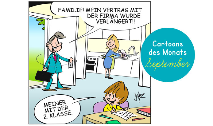 Cartoons des Monats