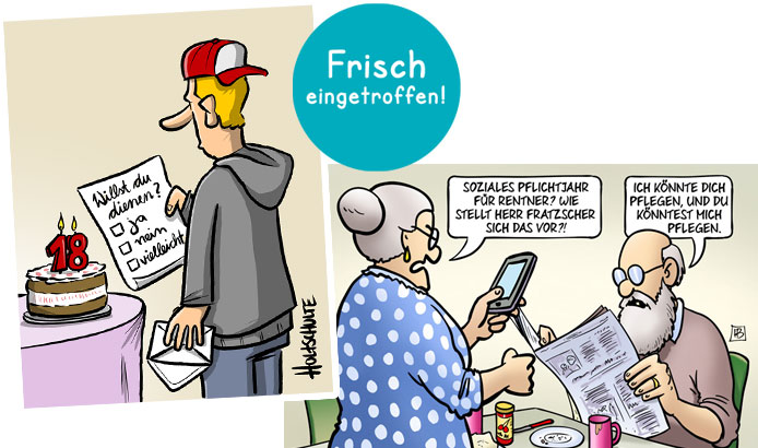 Frisch eingetroffen
