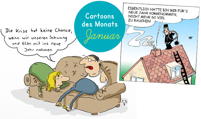 Cartoons des Monats