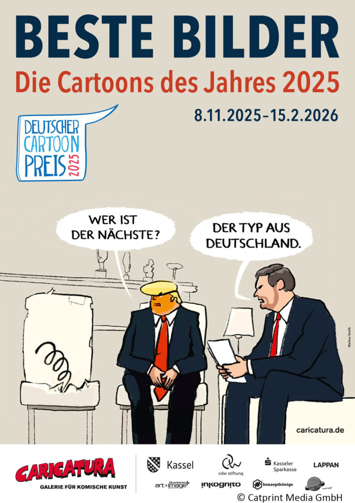 Deutscher Cartoonpreis 2025 – Herzlichen Glückwunsch Piero Masztalerz!