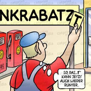 Tankrabatt-Ende