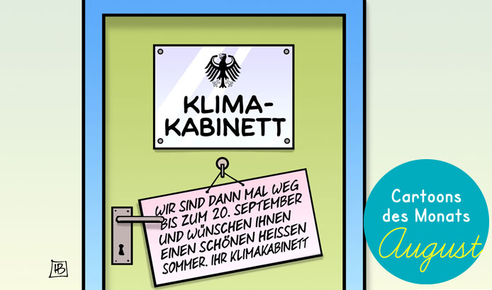 Cartoons des Monats